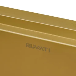 Online 27" Matte Gold Stainless Steel Undermount Workstation Kitchen Sink Undermount Sinks|Single Bowl Sinks