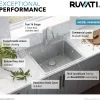 Discount 21" Topmount Stainless Bar Prep Kitchen Sink Sinks For Tight Spaces|Bar / Prep Sinks