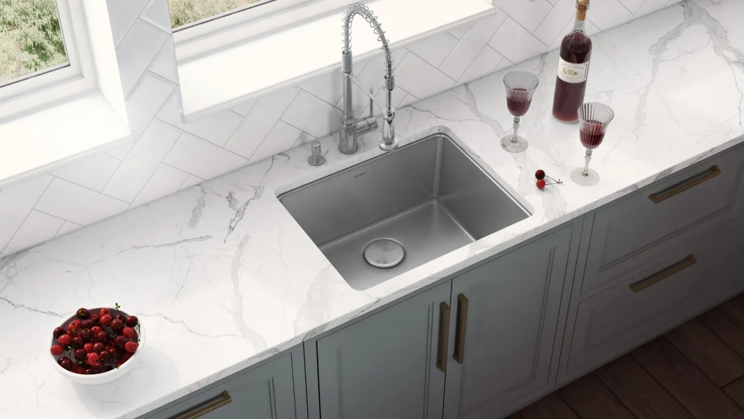 20" Undermount Bar Prep 16 Gauge Stainless Steel Kitchen Sink Stainless Steel Sinks|Sinks For Tight Spaces