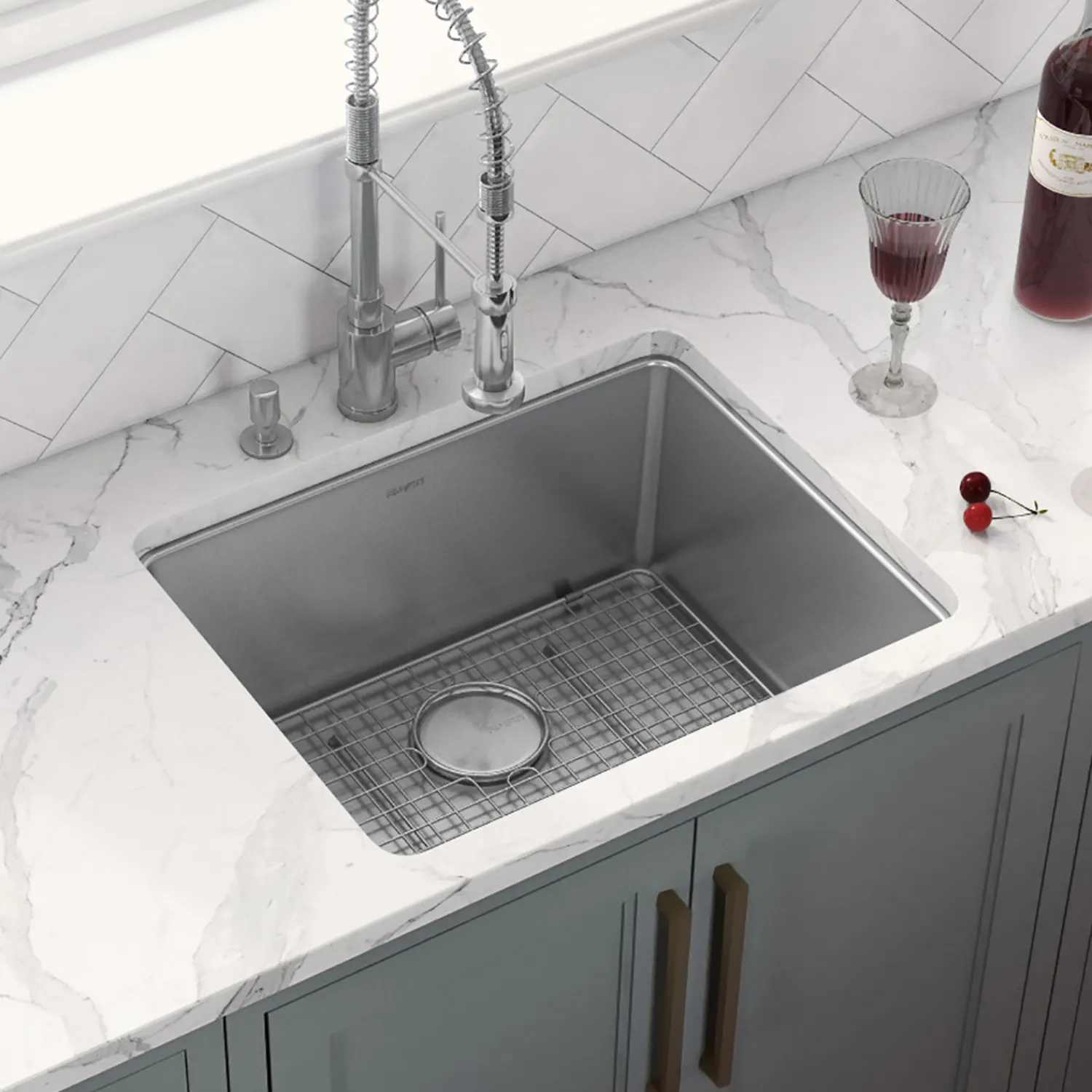 20" Undermount Bar Prep 16 Gauge Stainless Steel Kitchen Sink Stainless Steel Sinks|Sinks For Tight Spaces