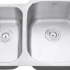 Discount 29" Undermount Double Bowl 16 Gauge Stainless Steel Kitchen Sink Stainless Steel Sinks|Double Bowl Sinks