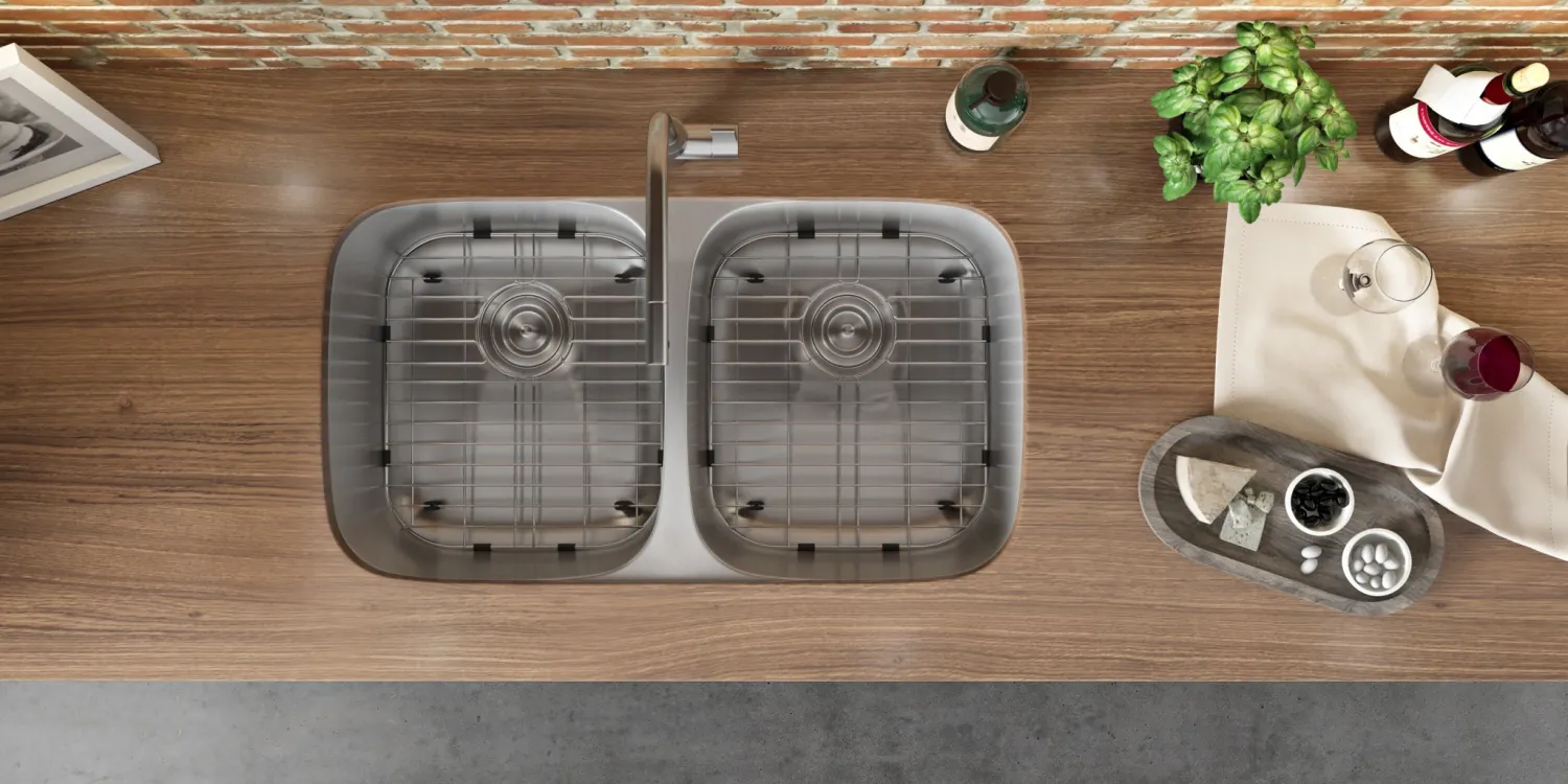 New 29" Undermount 50/50 Double Bowl 16 Gauge Stainless Steel Kitchen Sink Stainless Steel Sinks|Double Bowl Sinks