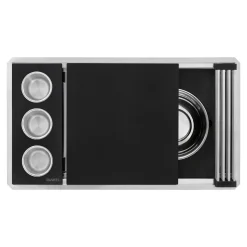 Clearance 33" Undermount Dual-Tier Workstation Kitchen Sink Workstation Sinks|Stainless Steel Sinks