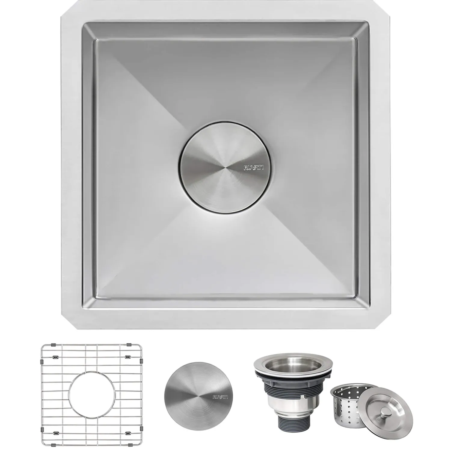 New 15" Undermount 16 Gauge Bar Prep Sink Bar / Prep Sinks