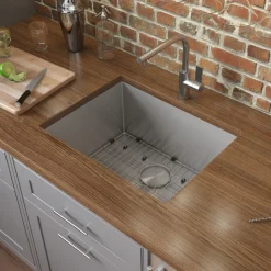 Hot 27" Undermount 16 Gauge Single Bowl Stainless Steel Kitchen Sink Stainless Steel Sinks|Single Bowl Sinks