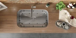 Outlet 30" Undermount 16 Gauge Stainless Steel Single Bowl Kitchen Sink Stainless Steel Sinks|Single Bowl Sinks