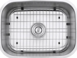 Sale 24" Undermount 16 Gauge Stainless Steel Single Bowl Kitchen Sink Stainless Steel Sinks|Single Bowl Sinks