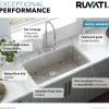 Best 31" Undermount 16 Gauge Stainless Steel Kitchen Sink Stainless Steel Sinks|Single Bowl Sinks