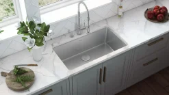 Best 31" Undermount 16 Gauge Stainless Steel Kitchen Sink Stainless Steel Sinks|Single Bowl Sinks