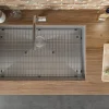 Clearance 32" Undermount 16 Gauge Tight Radius Stainless Steel Single Bowl Kitchen Sink Stainless Steel Sinks|Single Bowl Sinks