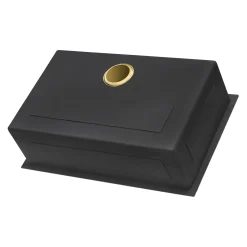 New 33" Undermount Matte Gold 16 Gauge Stainless Steel Kitchen Sink Stainless Steel Sinks|Gunmetal, Brass, & Gold