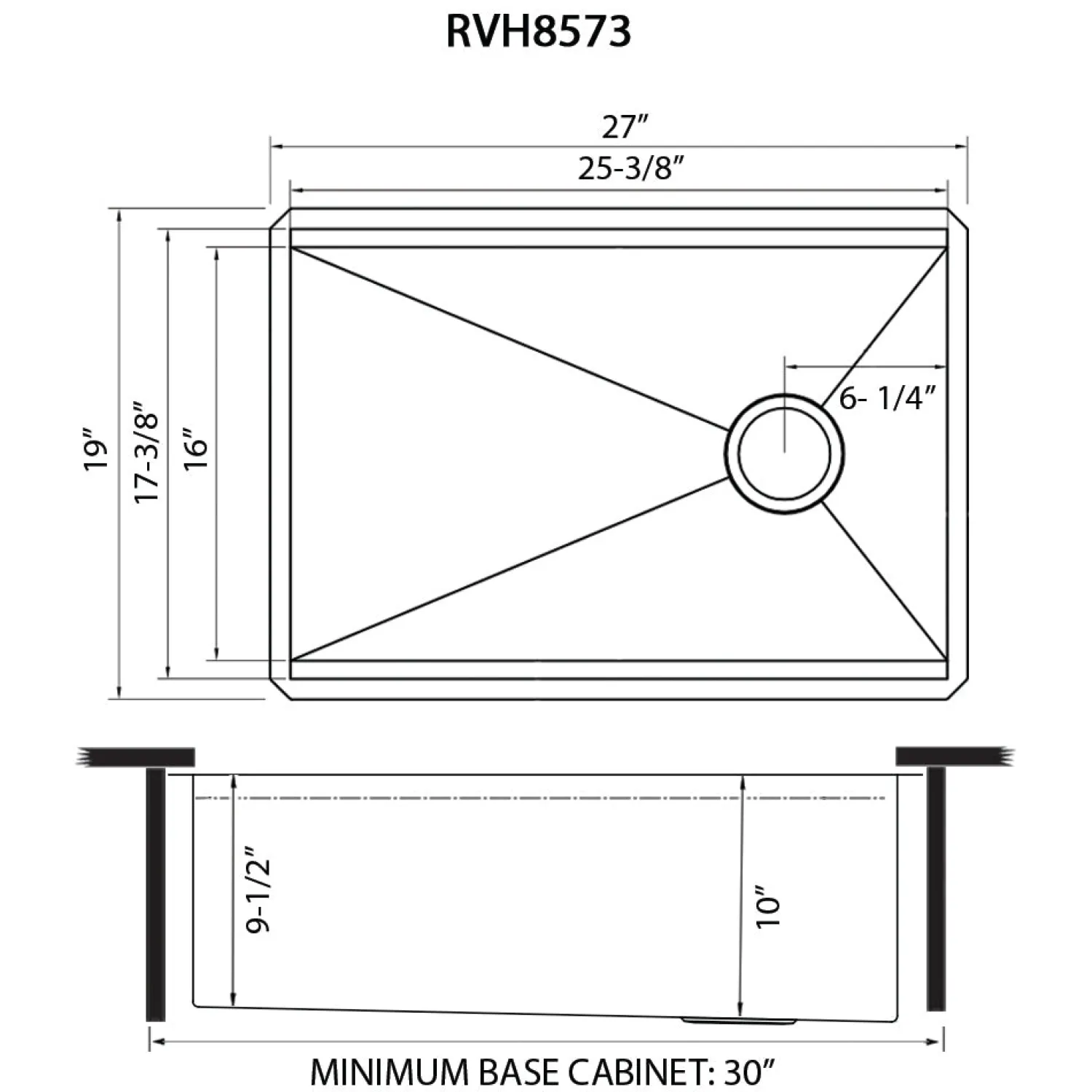 Online 27" Undermount Workstation Offset Drain Kitchen Sink Workstation Sinks|Stainless Steel Sinks