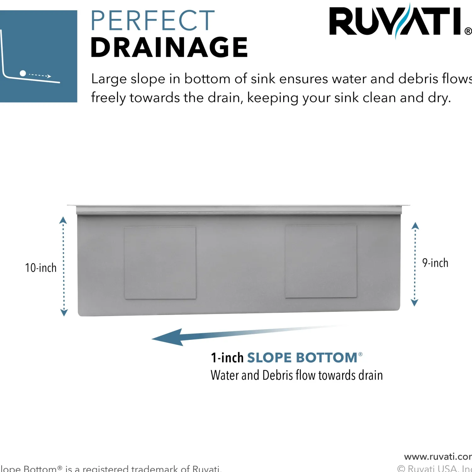 Online 27" Undermount Workstation Offset Drain Kitchen Sink Workstation Sinks|Stainless Steel Sinks