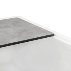 Online 33" White Composite Undermount Workstation Sink Single Bowl Sinks|Composite & Quartz Sinks