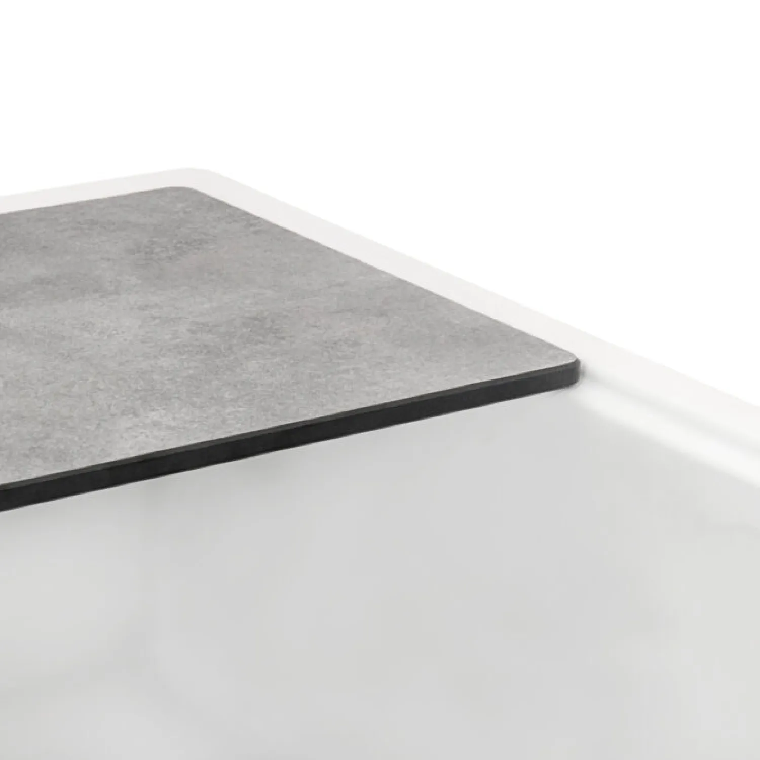 Online 33" White Composite Undermount Workstation Sink Single Bowl Sinks|Composite & Quartz Sinks