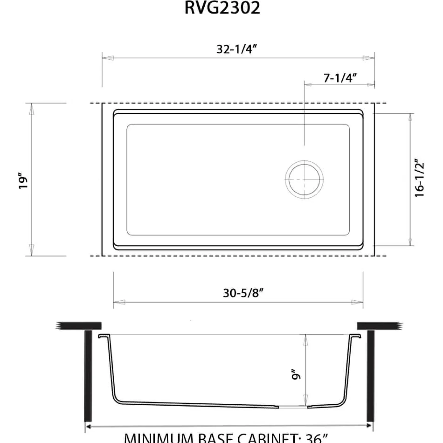 Online 33" White Composite Undermount Workstation Sink Single Bowl Sinks|Composite & Quartz Sinks