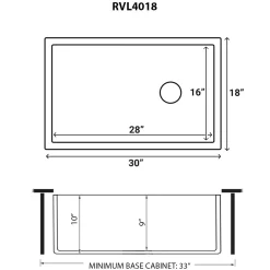 30" White Fireclay Farmhouse Offset Drain Single Bowl Kitchen Sink with Matte Black Apron Single Bowl Sinks|Apron Front / Farmhouse Sinks