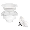 Outlet 23" White Granite Composite Undermount Single Bowl Kitchen Sink Single Bowl Sinks|Composite & Quartz Sinks