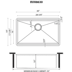 Outlet 30" Workstation Scratch Resistant Hex Bottom Stainless Steel Kitchen Sink Workstation Sinks|Stainless Steel Sinks