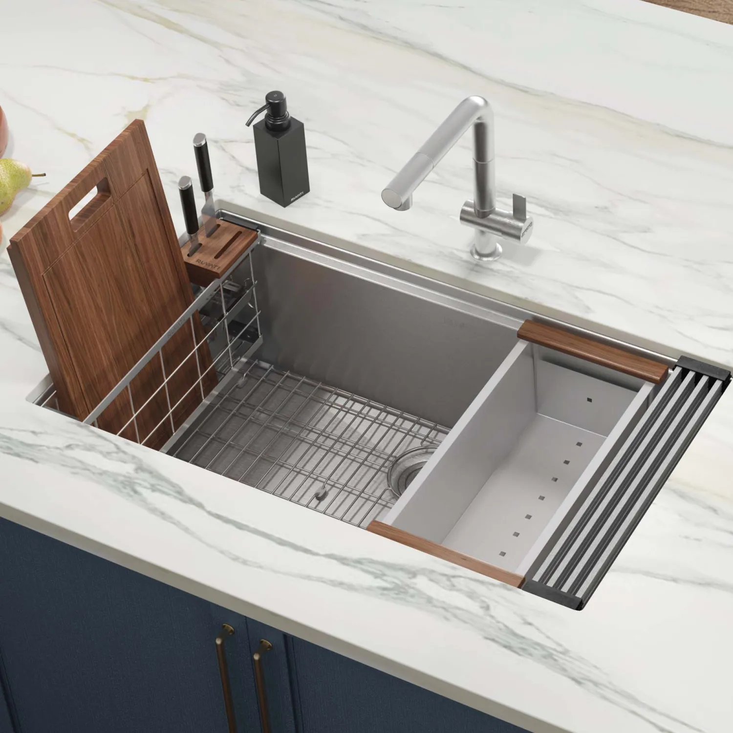 Outlet Workstation Sink Organizer Workstation Sinks