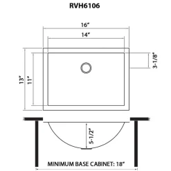 Best 16 x 13" Brushed Golden Brass Undermount Rectangular Bathroom Sink Undermount|Gunmetal, Brass, & Gold