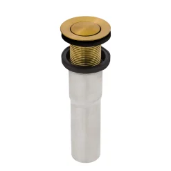 Hot 34 x 14" Brushed Golden Brass Undermount Rectangular Bathroom Sink Undermount|Gunmetal, Brass, & Gold