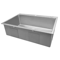 Hot 33 x 22" Drop-in Tight Radius 16 Gauge Stainless Steel Topmount Single Bowl Kitchen Sink Drop-In / Top Mount Sinks|Stainless Steel Sinks