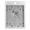 Discount 15 x 20" Drop-in Topmount 16 Gauge Stainless Steel Single Bowl Bar Prep Sink Bar / Prep Sinks