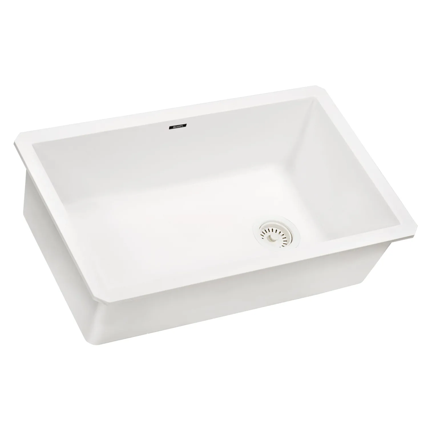 31 x 19" epiGranite Undermount Granite Composite Single Bowl Kitchen Sink Single Bowl Sinks|Undermount Sinks