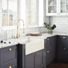 Discount 33 x 20" Fireclay Reversible Farmhouse Apron-Front Kitchen Sink Single Bowl Single Bowl Sinks|Apron Front / Farmhouse Sinks
