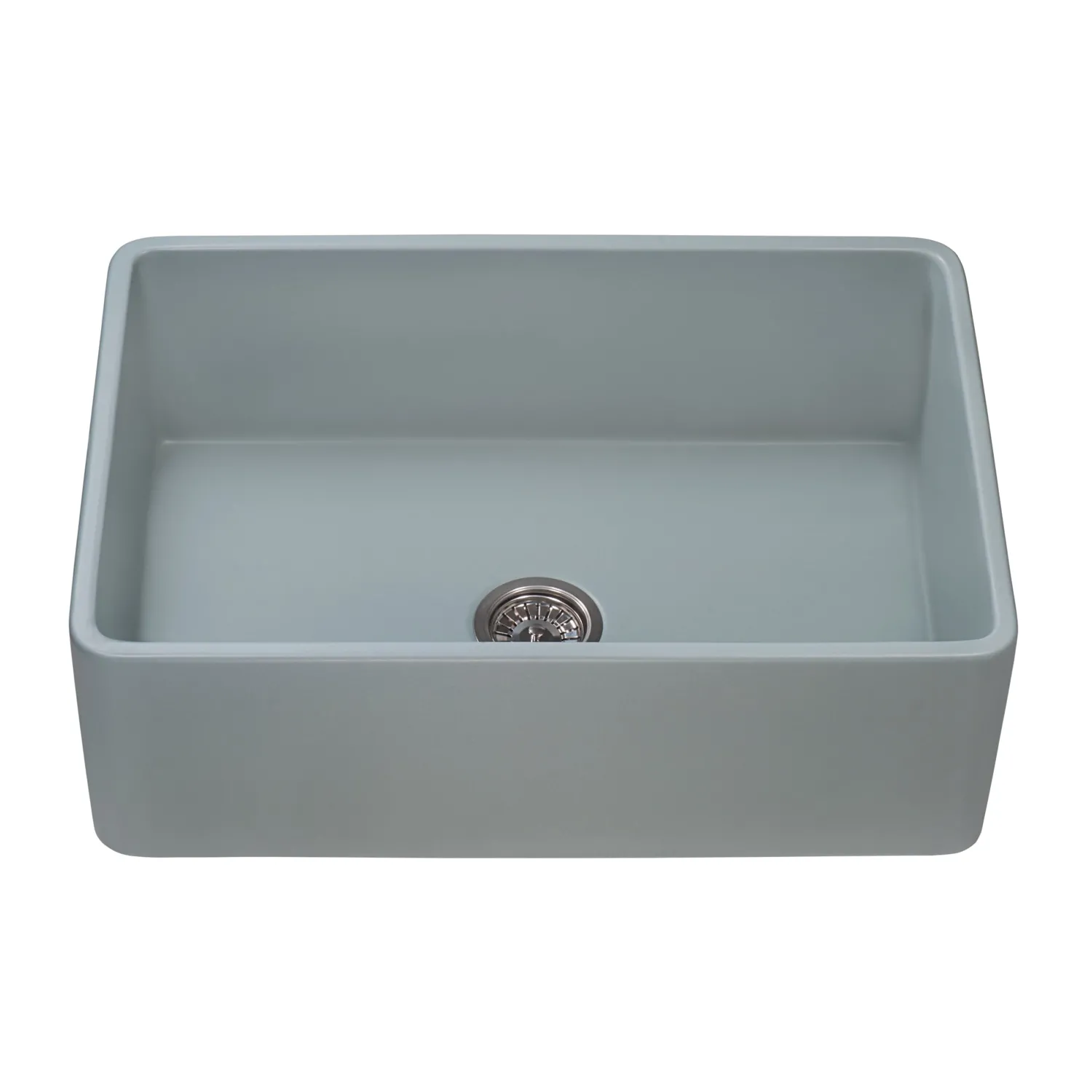 Discount 33 x 20" Fireclay Reversible Farmhouse Apron-Front Kitchen Sink Single Bowl Single Bowl Sinks|Apron Front / Farmhouse Sinks