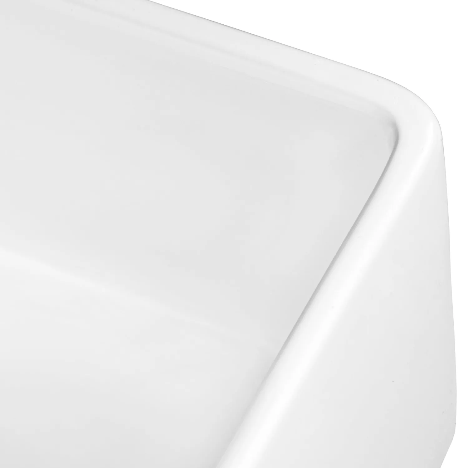 Discount 33 x 20" Fireclay Reversible Farmhouse Apron-Front Kitchen Sink Single Bowl Single Bowl Sinks|Apron Front / Farmhouse Sinks