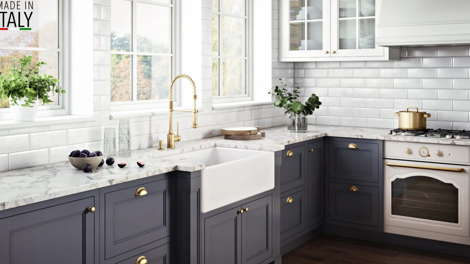 Discount 33 x 20" Fireclay Reversible Farmhouse Apron-Front Kitchen Sink Single Bowl Single Bowl Sinks|Apron Front / Farmhouse Sinks