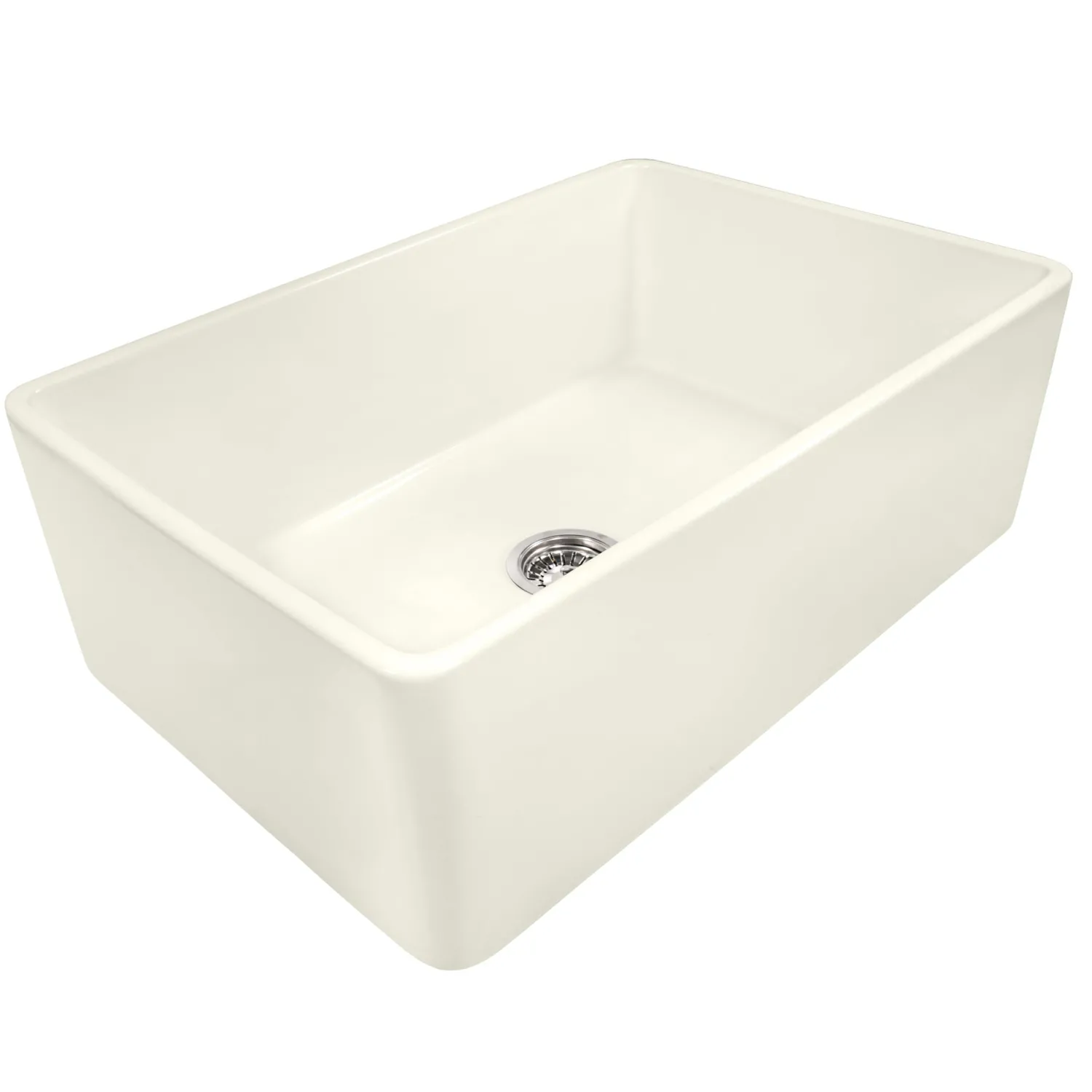 Discount 33 x 20" Fireclay Reversible Farmhouse Apron-Front Kitchen Sink Single Bowl Single Bowl Sinks|Apron Front / Farmhouse Sinks