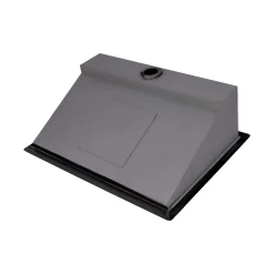 Outlet 20 x 14" Gunmetal Stainless Steel Undermount Ramp Bathroom Sink Gunmetal, Brass, & Gold