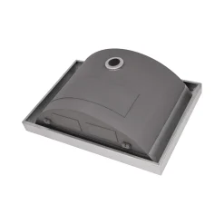 Online 20 x 14" Semi-Recessed Topmount Brushed Stainless Steel Rectangular Bathroom Sink Stainless Steel Sinks|Semi-Recessed Sinks