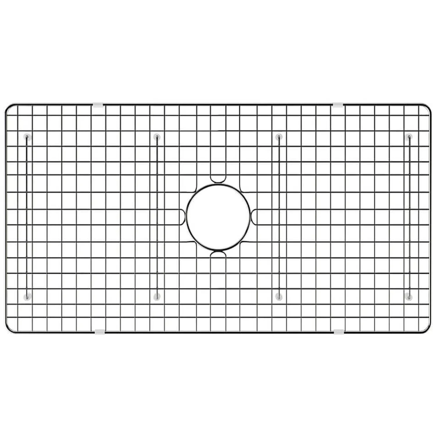Sale 30" x 17" Stainless Steel Bottom Grid for RVL2300WH Fireclay Kitchen Sink Bottom Grids