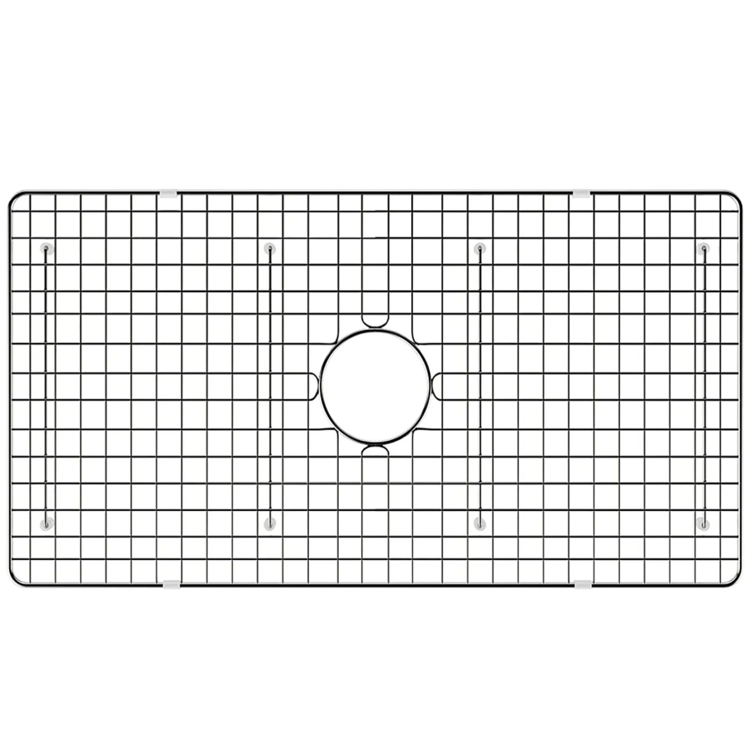 Sale 30" x 17" Stainless Steel Bottom Grid for RVL2300WH Fireclay Kitchen Sink Bottom Grids
