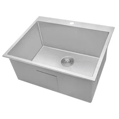 Sale 27" x 22" Topmount Laundry Utility Sink | 12" Deep Drop-In / Top Mount Sinks|Stainless Steel Sinks