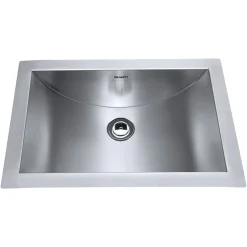 New 18" x 13" Undermount Brushed Stainless Steel Rectangular Bathroom Sink Undermount|Stainless Steel Sinks