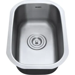 Best 12 x 18" Undermount 16 Gauge Stainless Steel Bar Prep Sink Bar / Prep Sinks
