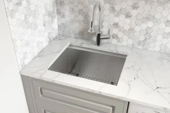 New 27" x 19" Undermount Laundry Utility Workstation Sink | 12" Deep Workstation Sinks|Stainless Steel Sinks