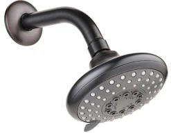 Clearance Shower Arm with 5-Jet Showerhead Shower Heads