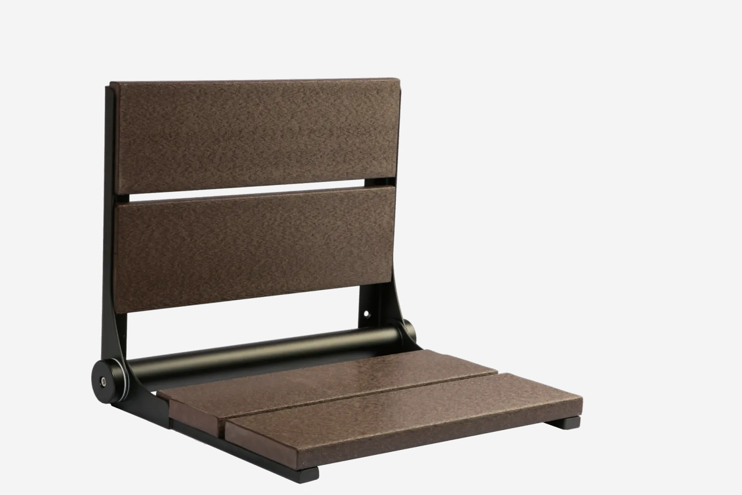 Sale 18" Shower Seat with Matte Black Frame Shower Seats