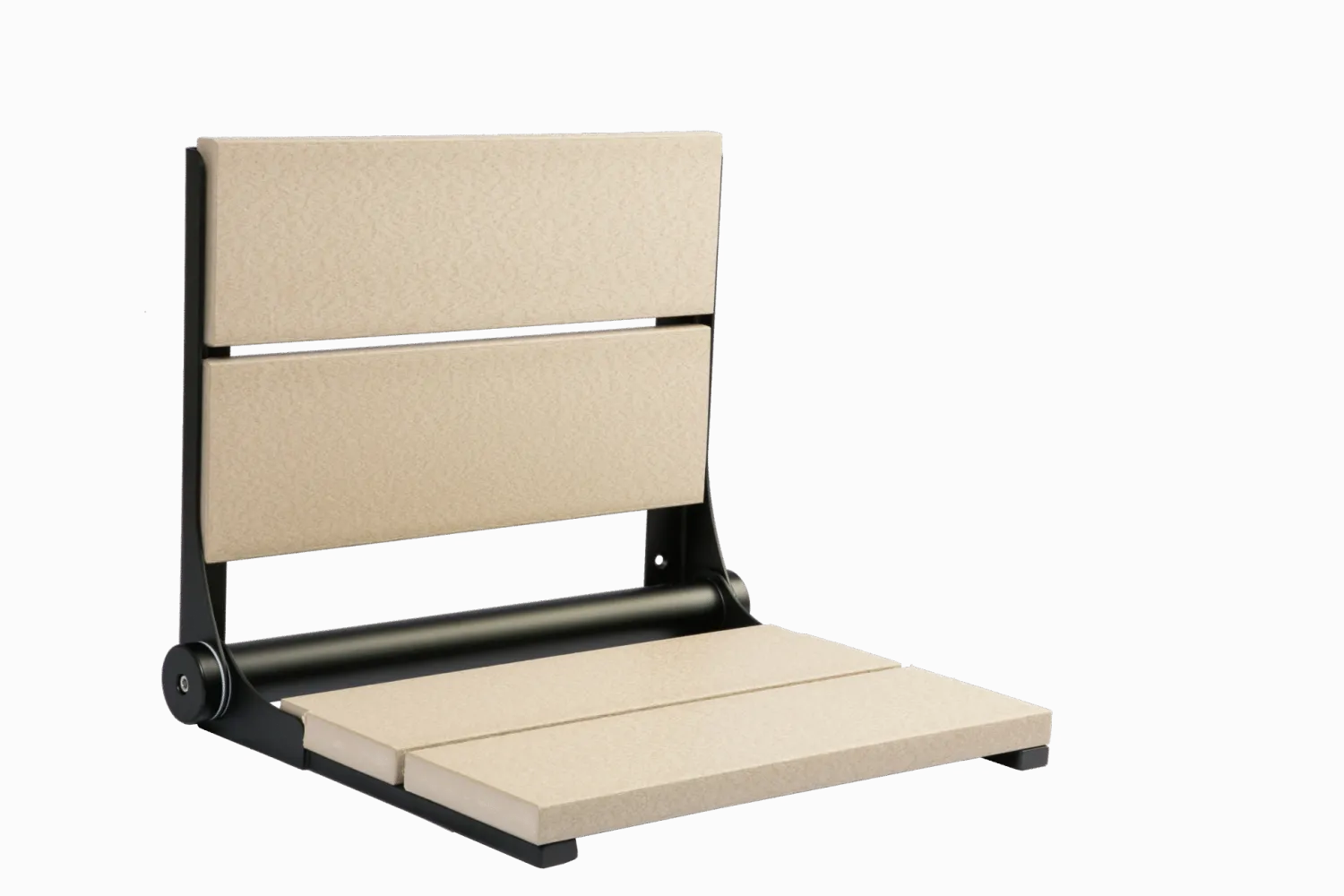 Sale 18" Shower Seat with Matte Black Frame Shower Seats