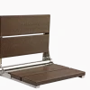 18" Shower Seat with Polished Frame Shower Seats