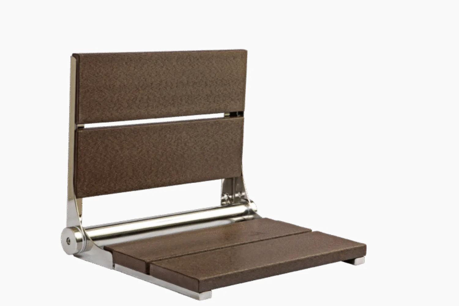 18" Shower Seat with Polished Frame Shower Seats