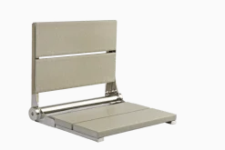 18" Shower Seat with Polished Frame Shower Seats