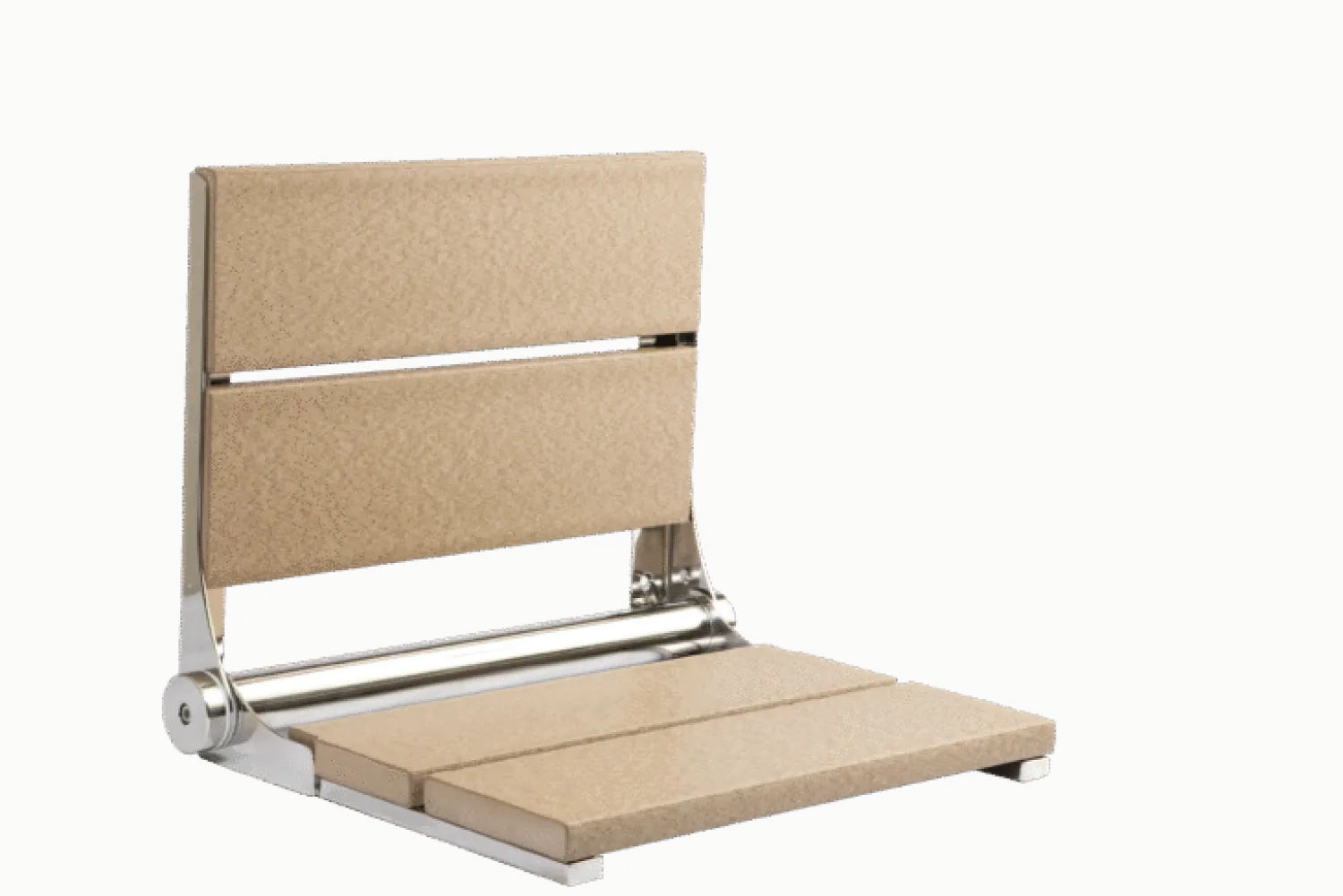 18" Shower Seat with Polished Frame Shower Seats