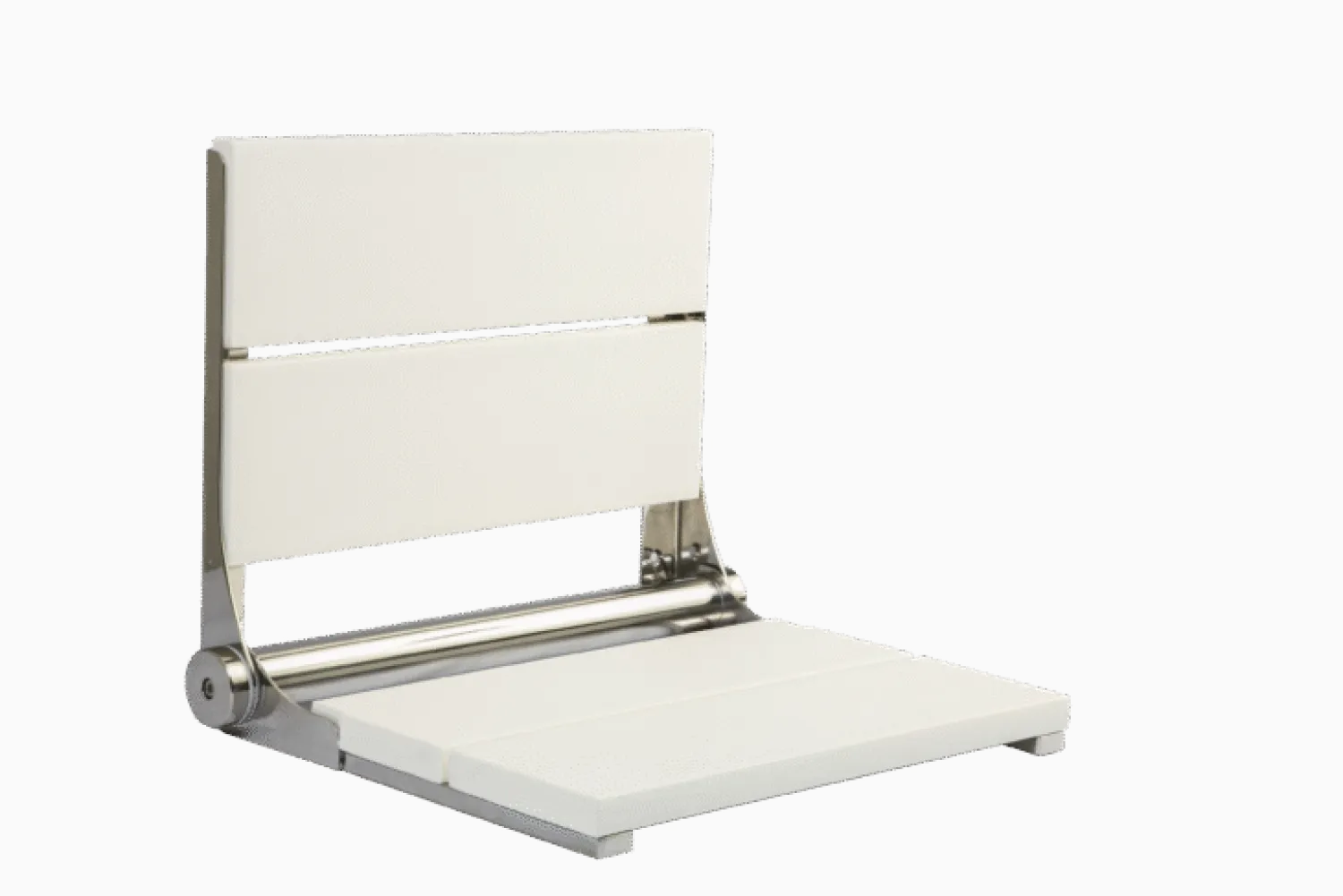 18" Shower Seat with Polished Frame Shower Seats